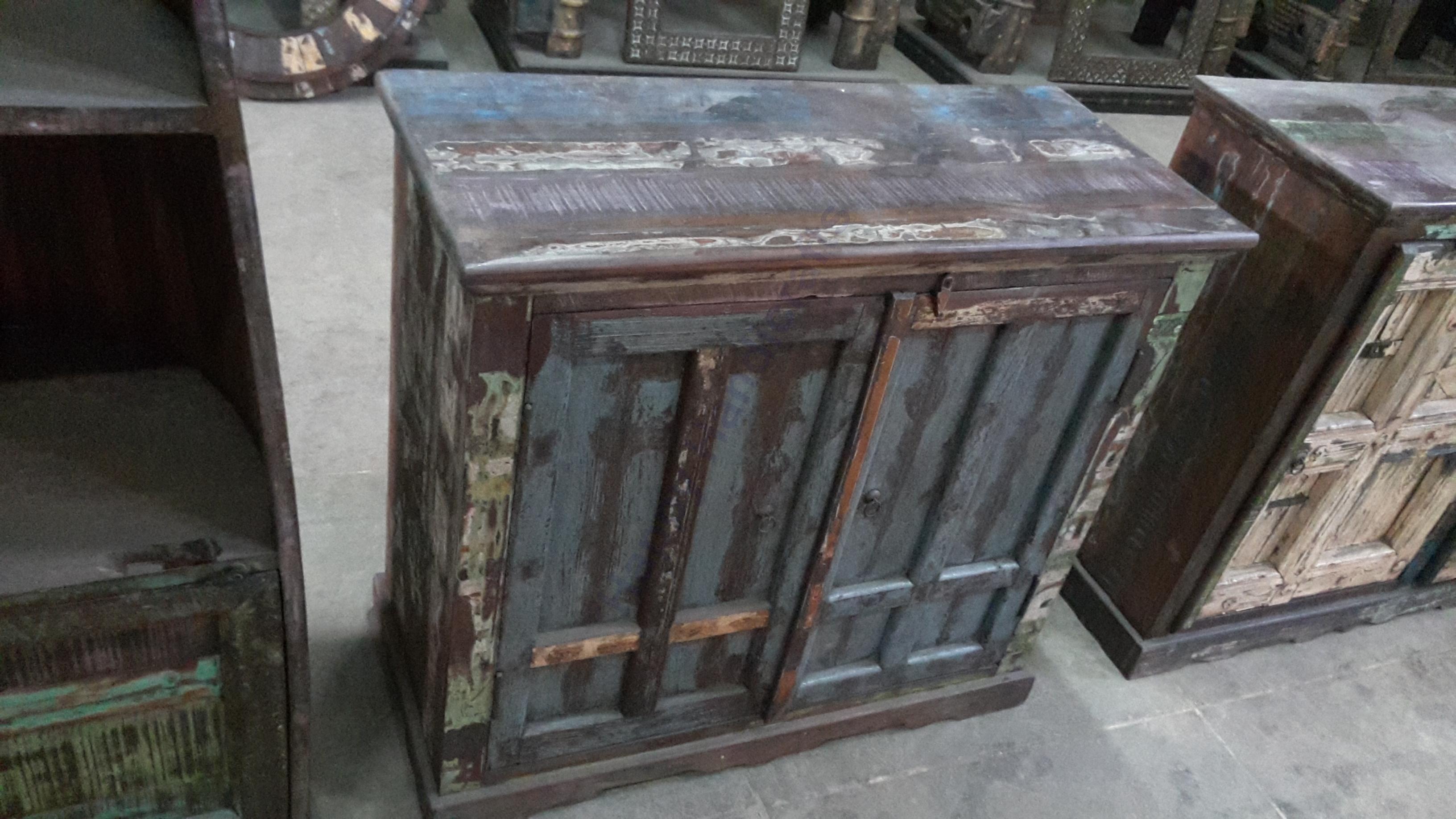 Indian wooden hand made  reclaimed chest furniture