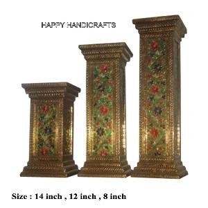 Meena worked candle stand set 